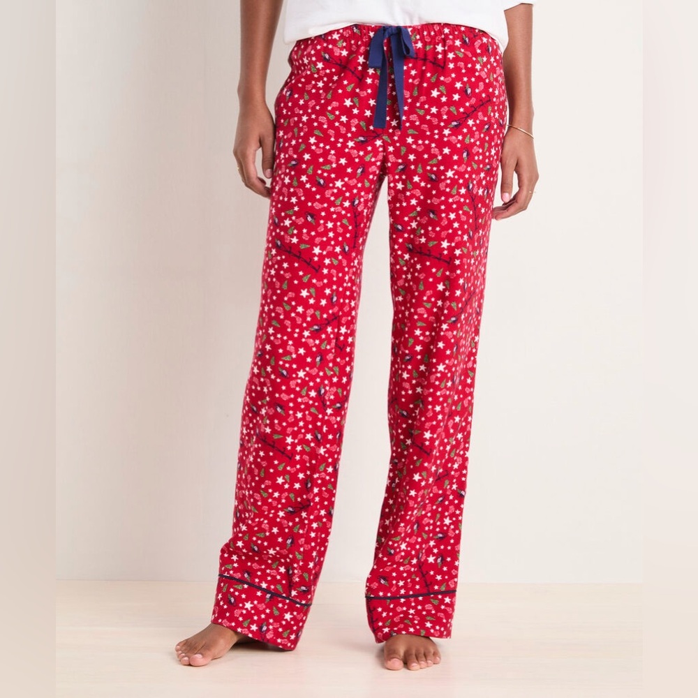 Vineyard Vines Holiday Flannel Pants sz XL